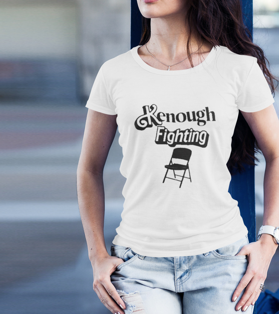 Kenough Fighting Chair Alabama Slamma White Folding Chair Montgomery Alabama River Boat Brawl T-Shirt