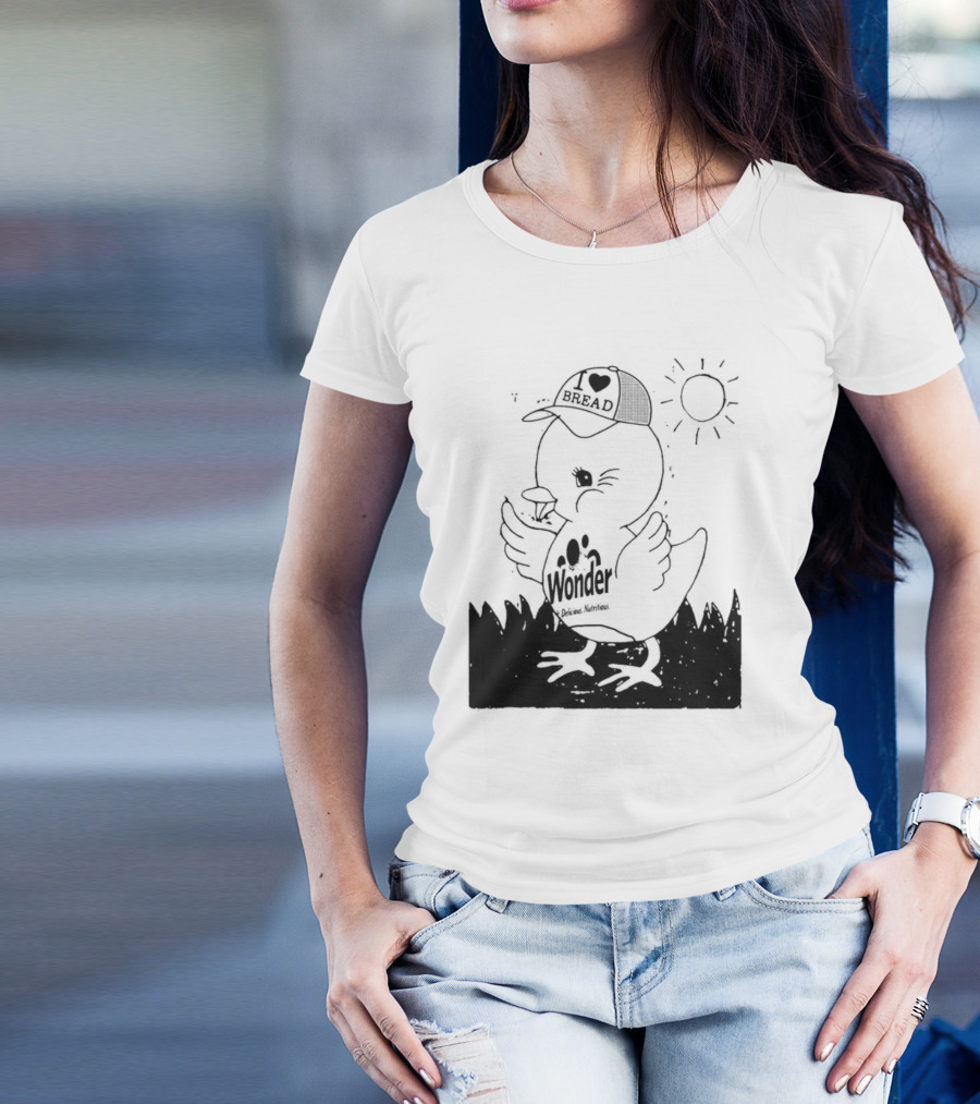 Wonder Bread Duck I Love Bread T-Shirt