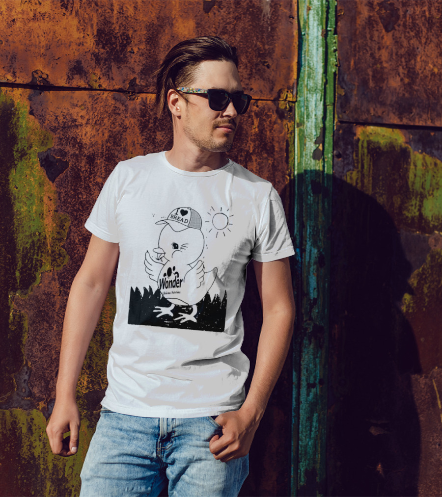 Wonder Bread Duck I Love Bread T-Shirt