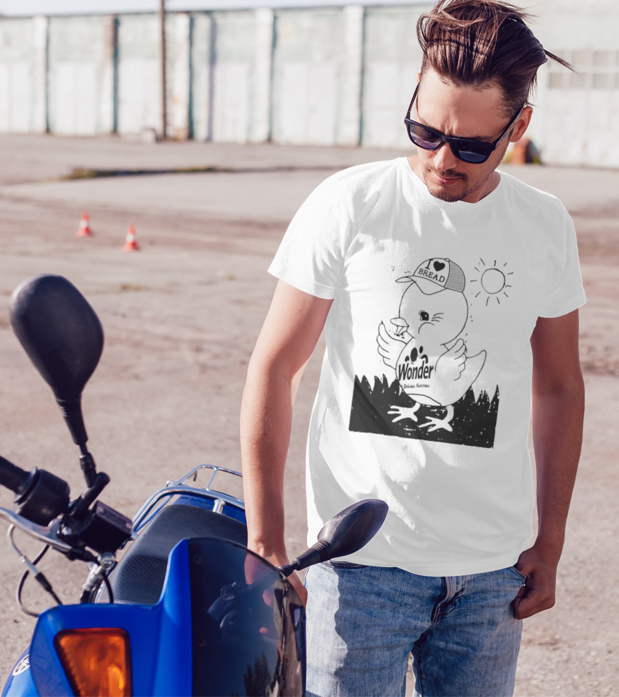 Wonder Bread Duck I Love Bread T-Shirt