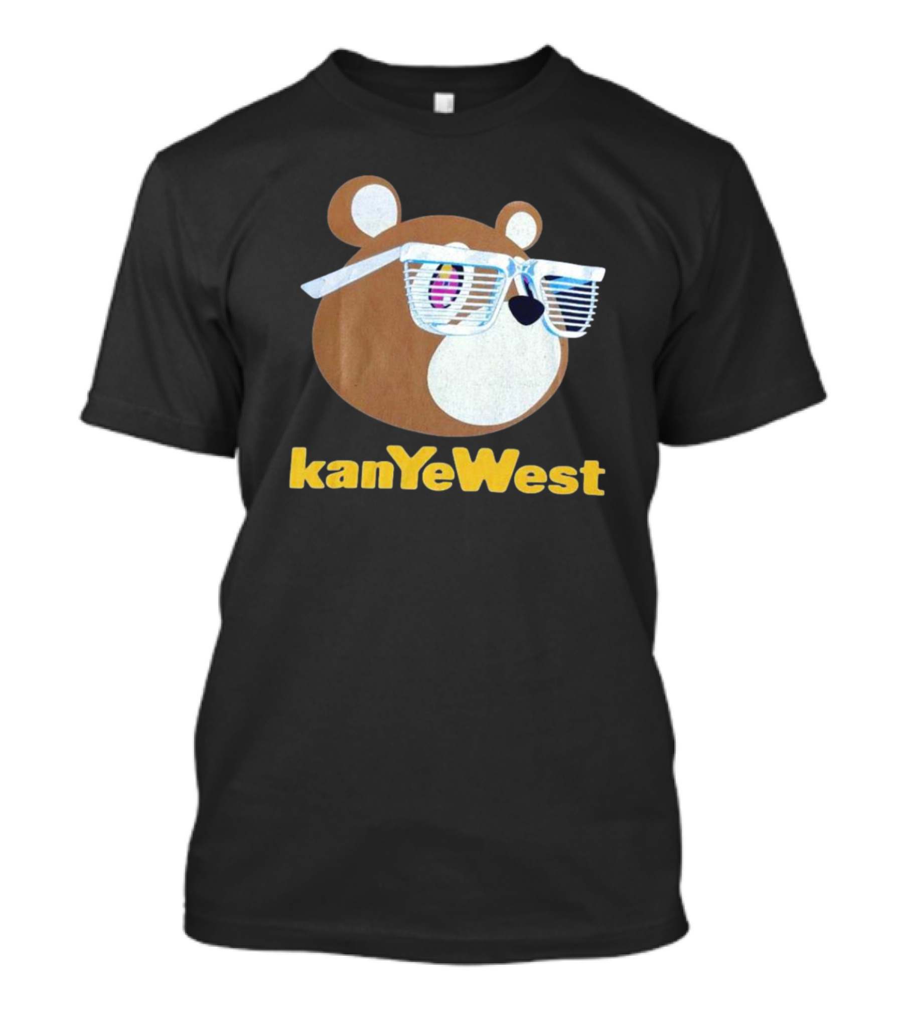 Kanye West Graduation 2007 Merch Mirrored Bear T-Shirt