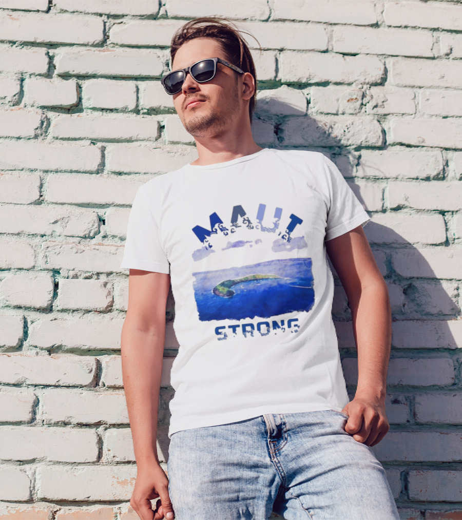 Maui Strong Lahaina Vintage Coastal Landscape T-Shirt