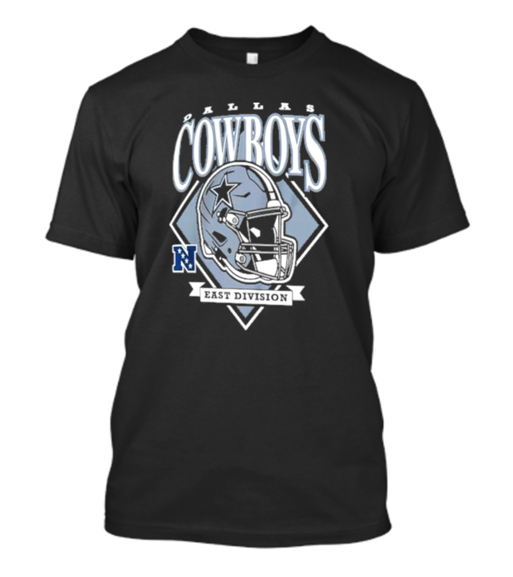 Dallas Cowboys East Division Helmet Graphic NFL T-Shirt