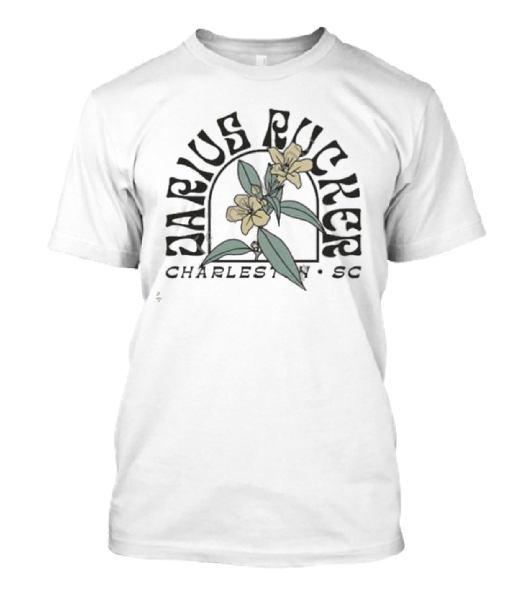 Fagus River Charleston SC Floral Blossoms T-Shirt