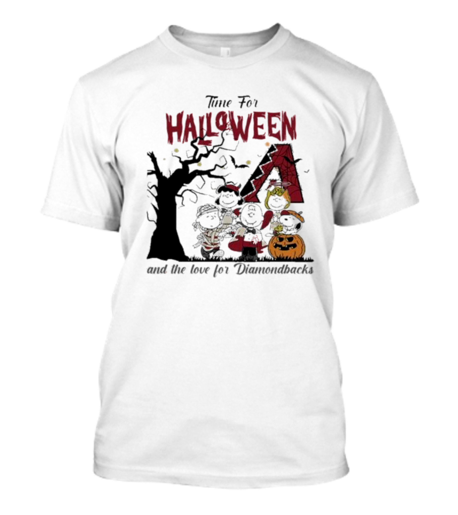 Time For Halloween And The Love For Diamondbacks T-Shirt