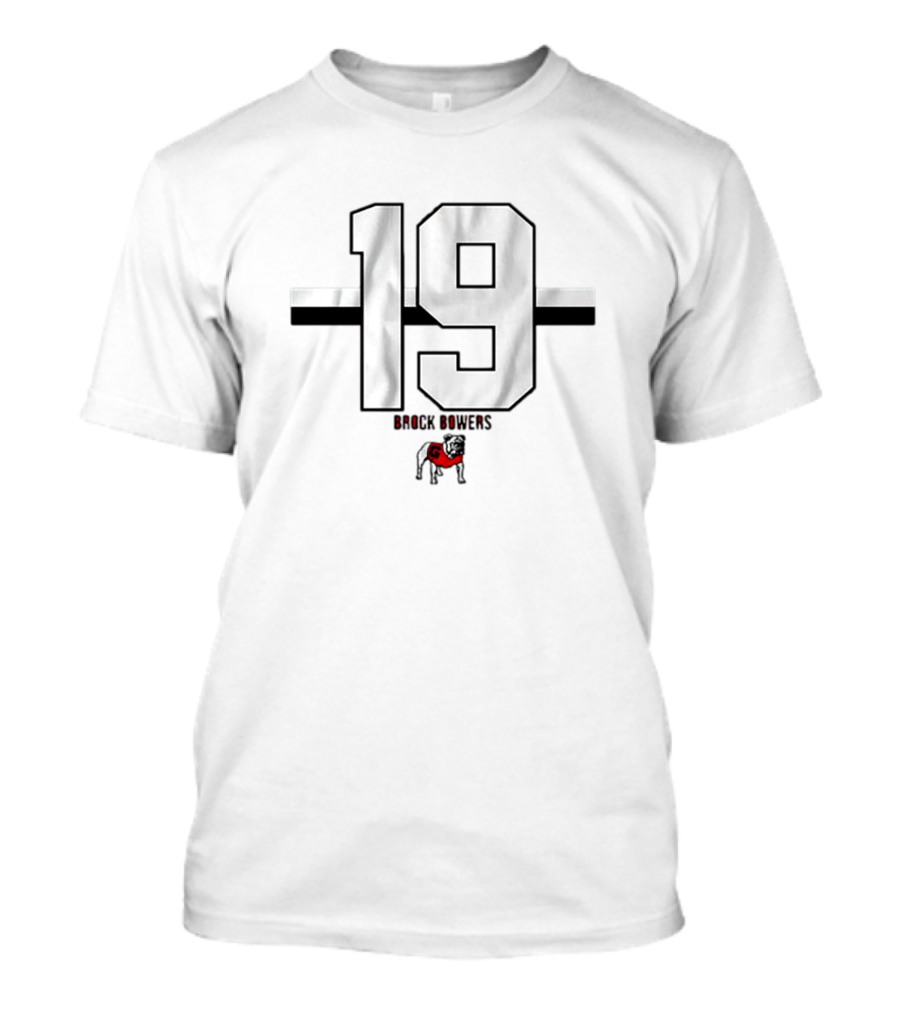 Georgia Football Brock Bowers 19 Bulldog T-Shirt