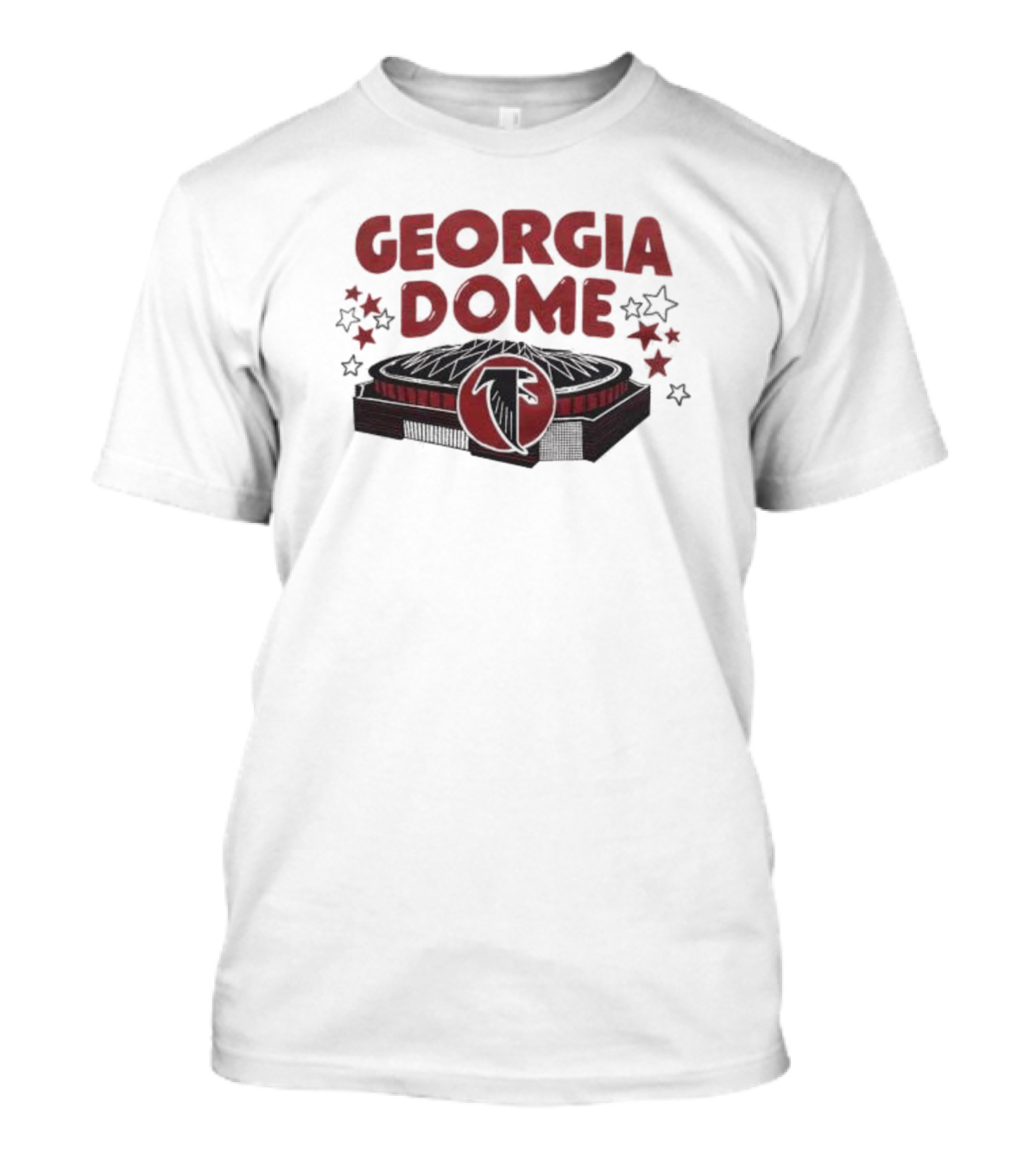 Atlanta Falcons Georgia Dome Stadium Stars T-Shirt