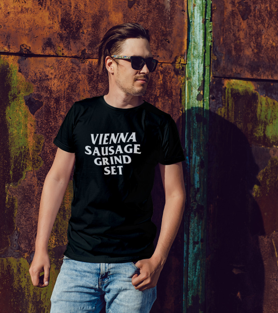 Vienna Sausage Grind Set Unique Sushi Fusion Concept T-Shirt