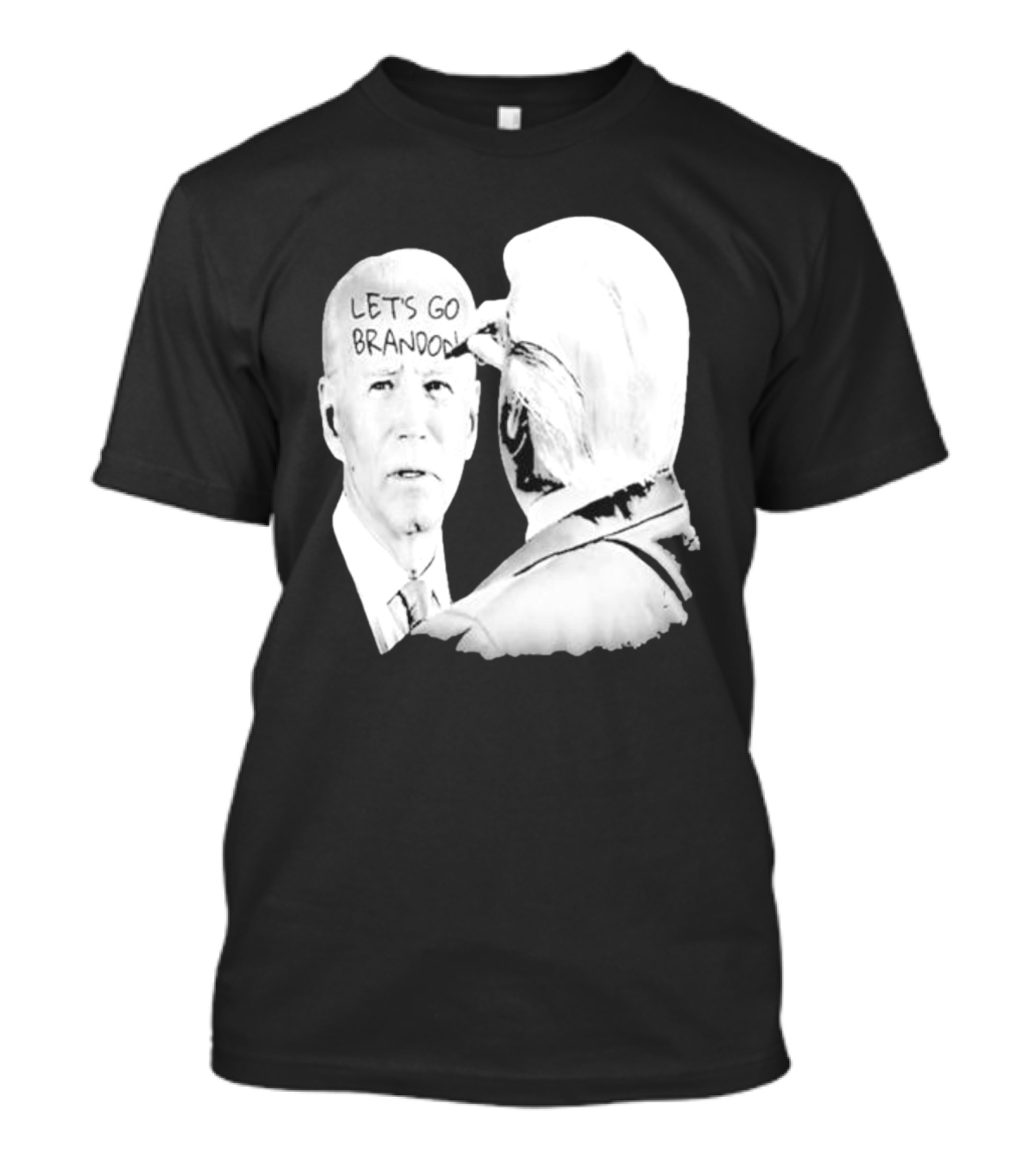 Donald Trump Writes Let's Go Brandon On Joe Biden T-Shirt