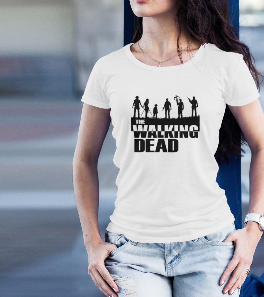 The Walking Dead Characters Silhouette Collection T-Shirt