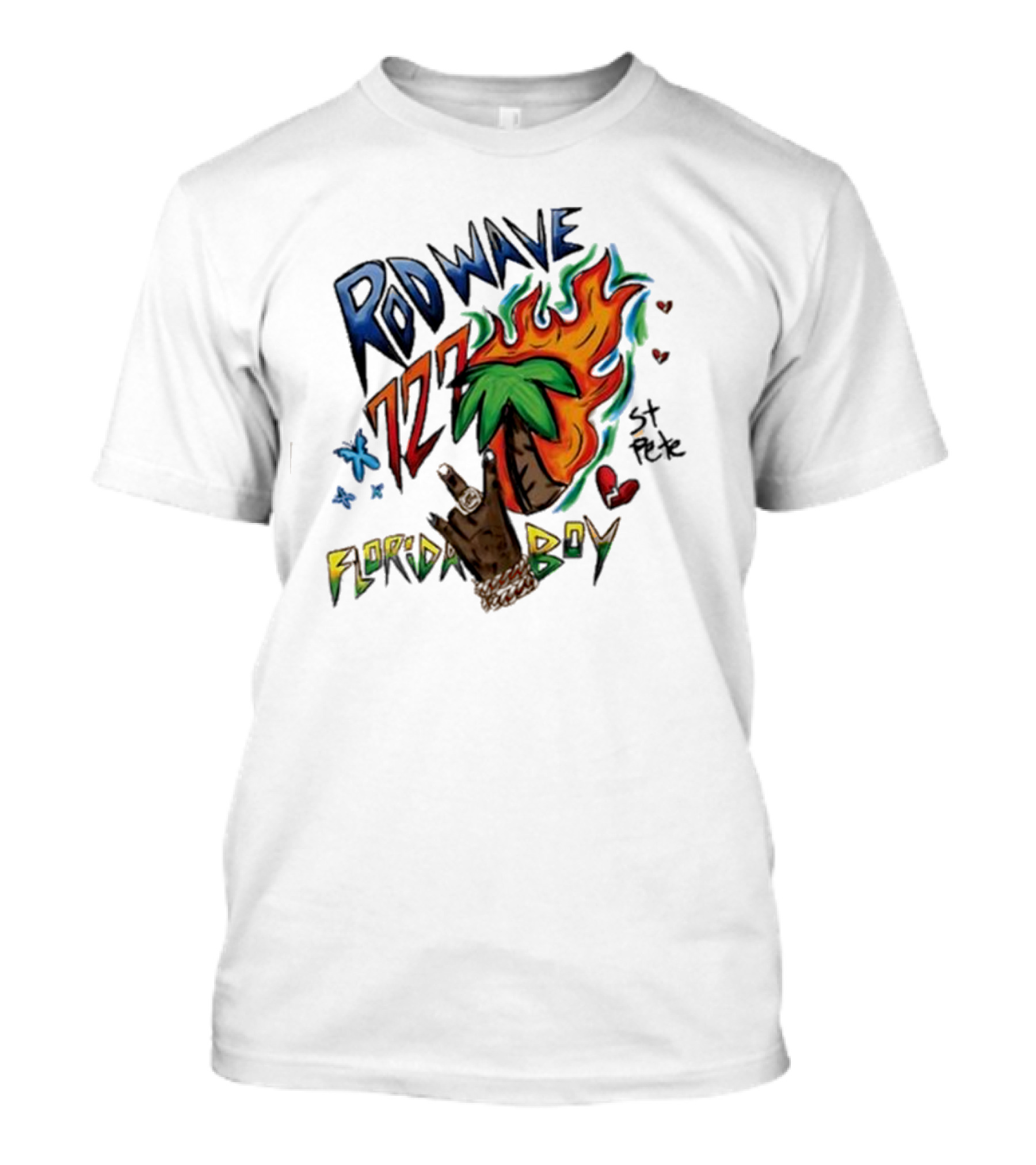Rod Wave St Pete 727 Florida Boy T-Shirt