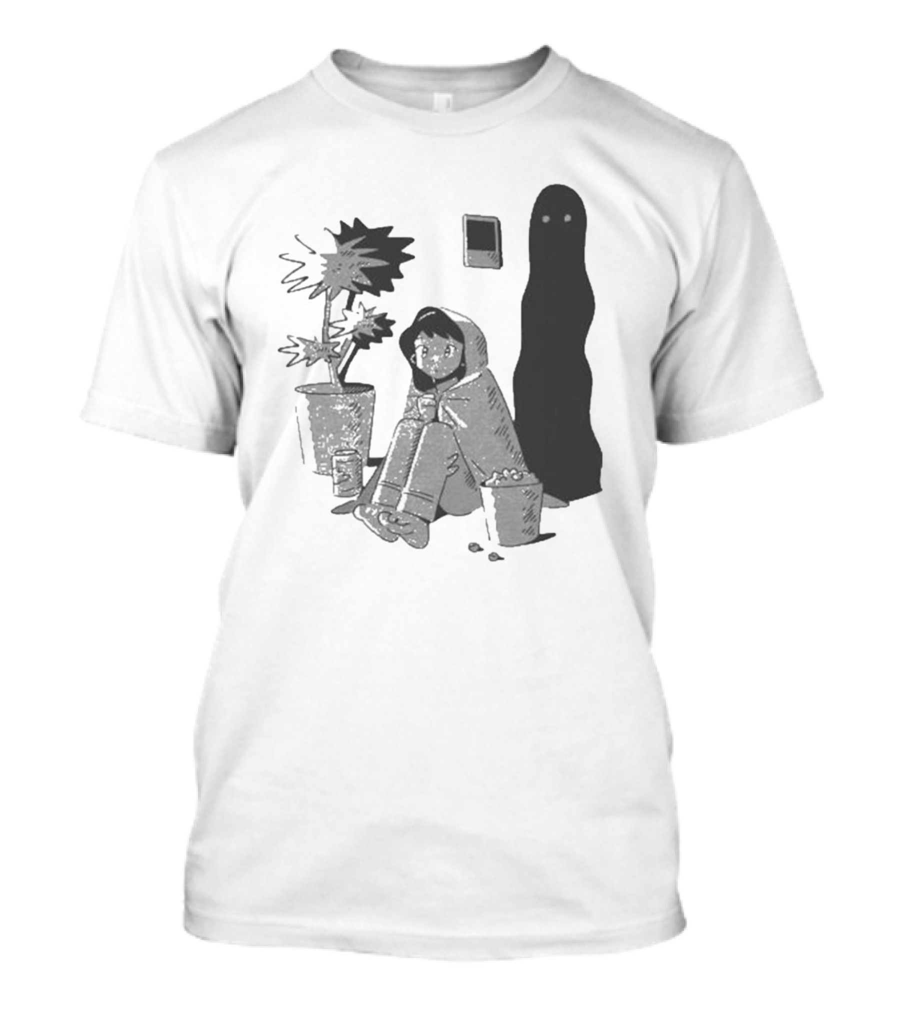 21Sailors Merch Phantom Cozy Ghost Night Scene T-Shirt