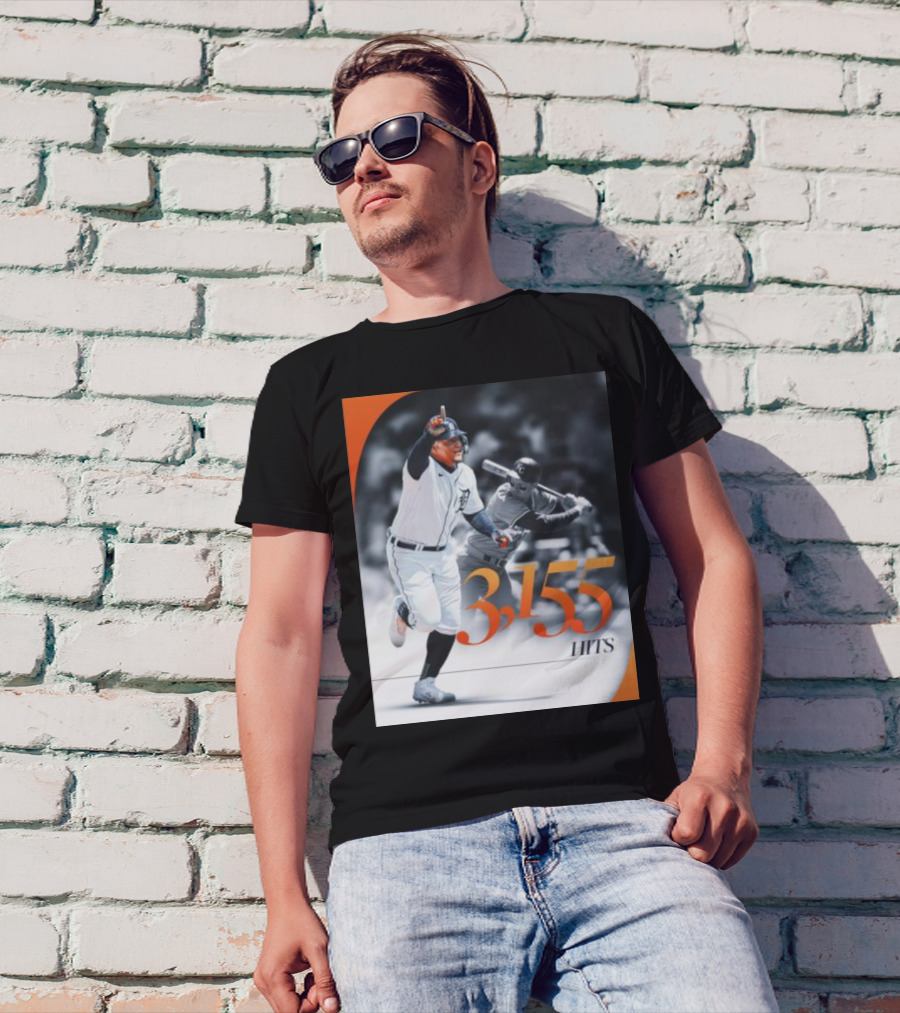 Miguel Cabrera 3155 Hits T-Shirt