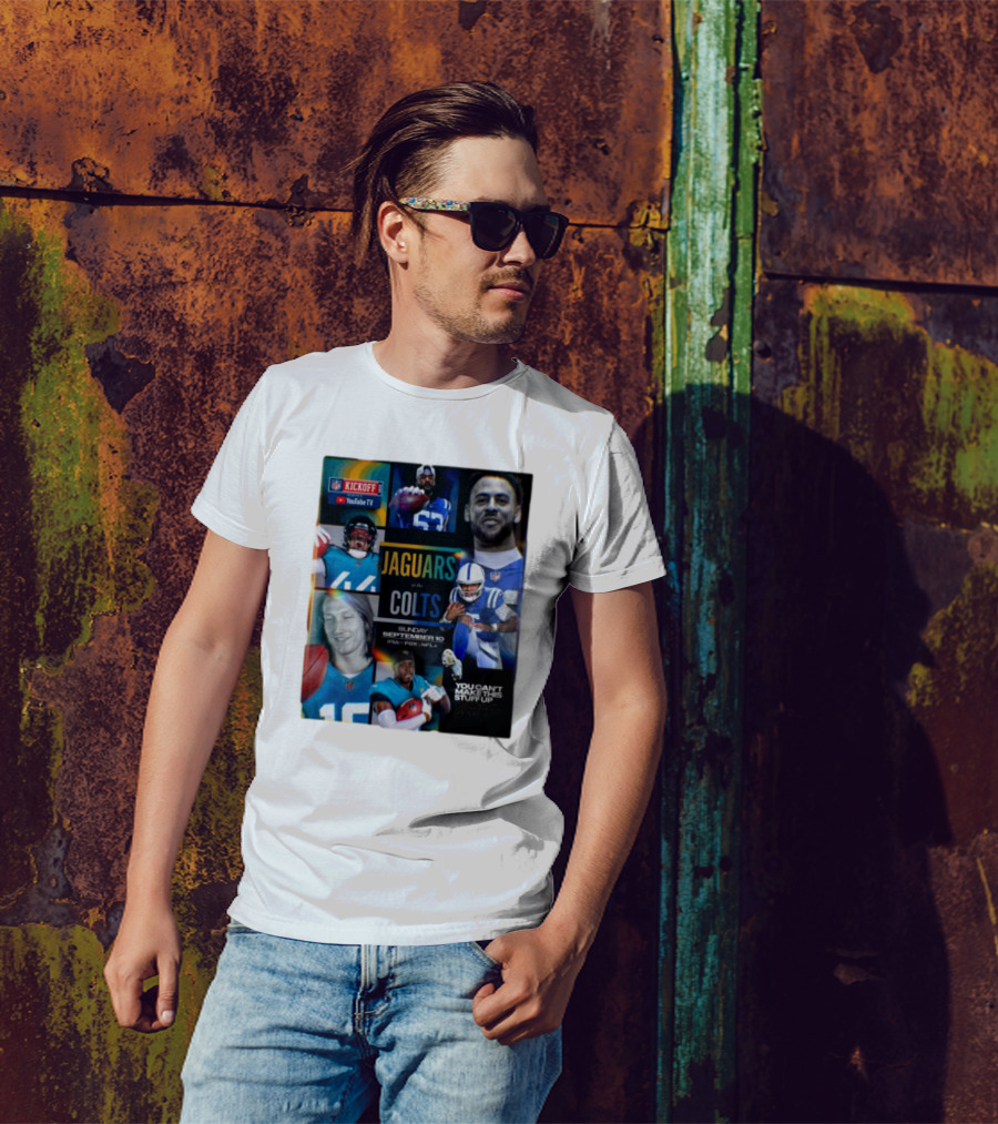 Jaguars At Colts NFL Kickoff Sunday September 10 YouTube TV T-Shirt