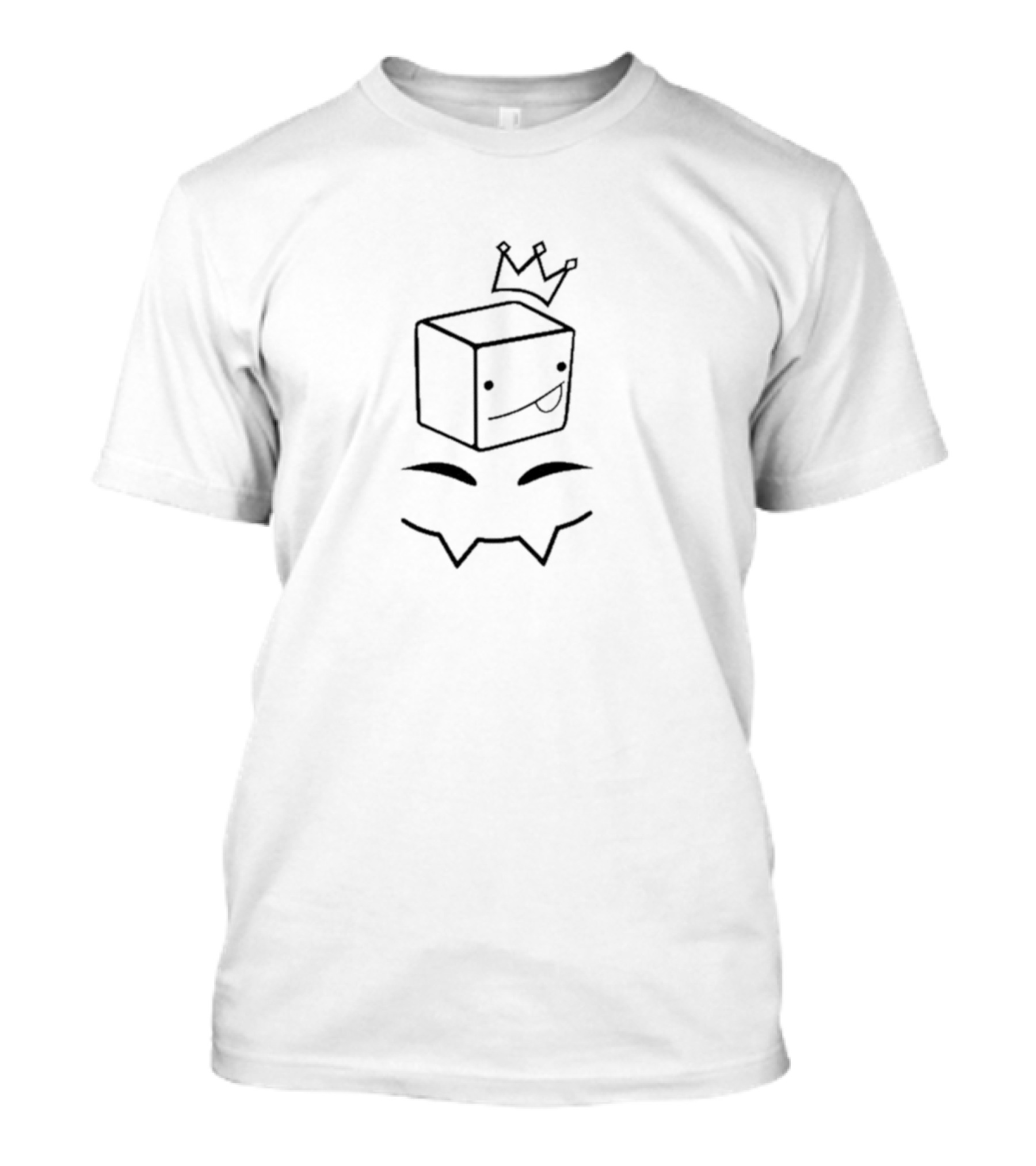 Velvet Badboyhalo Skeppy Cube With Crown And Smiling Eyes T-Shirt