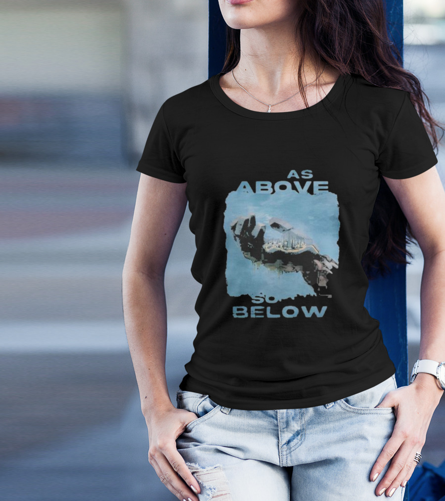 Fixt Essenger X Cryoshell As Above So Below Floating City Reflection T-Shirt