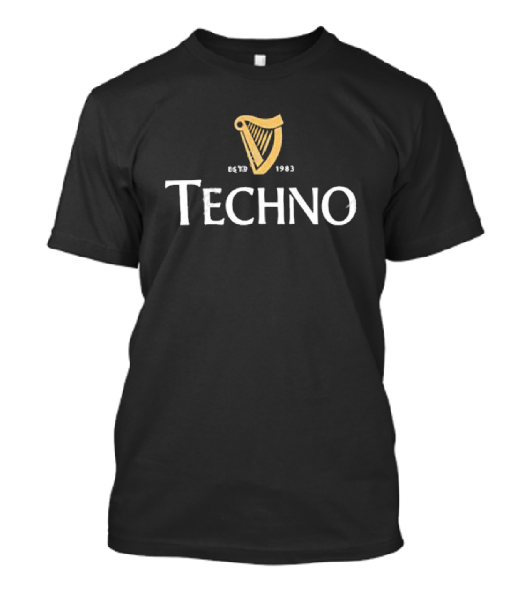 Techno EST 1983 Harp T-Shirt