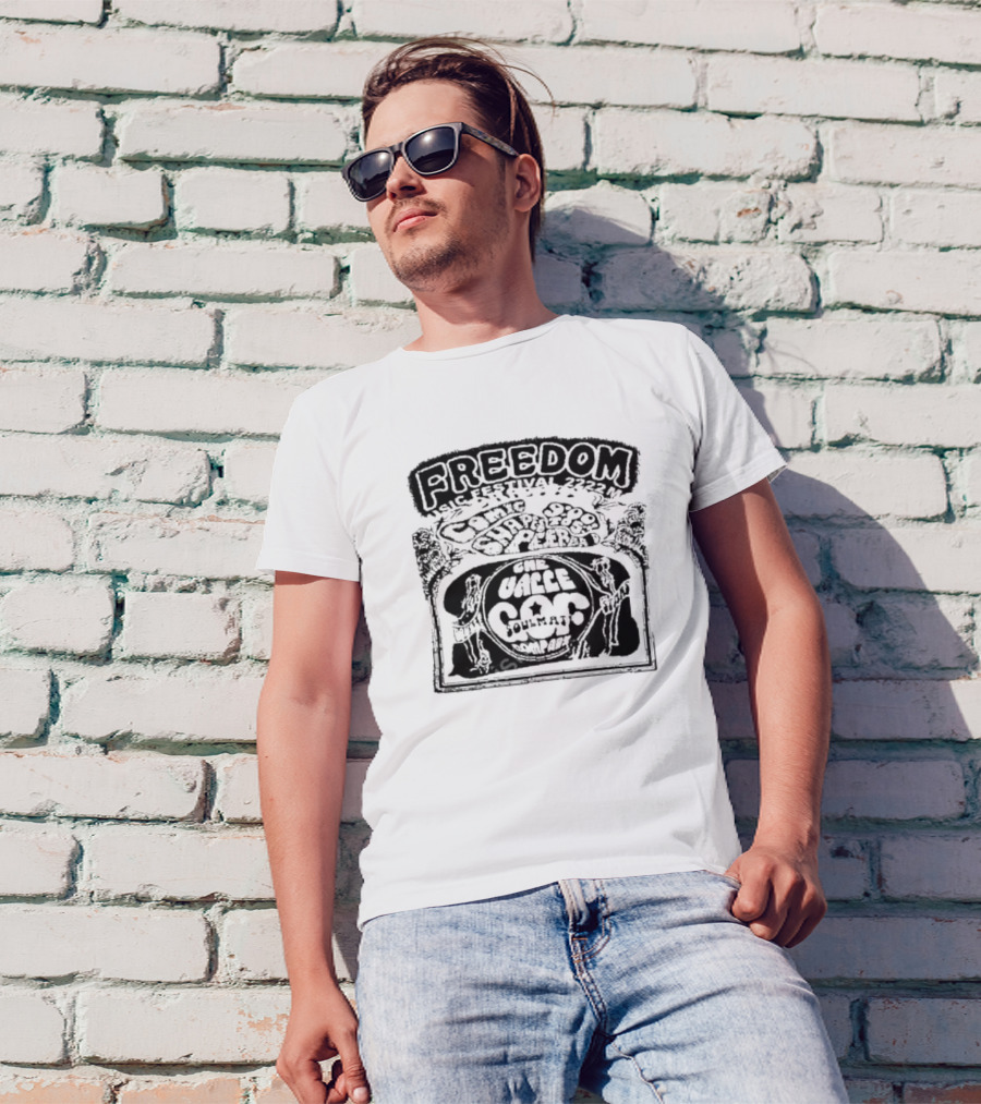 Freedom Music Festival 1972 Cosmic Soul Shakers The Valle Soulmat Company T-Shirt