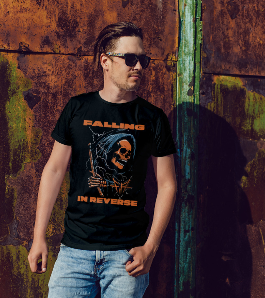Falling In Reverse Grim Reaper Lightning T-Shirt