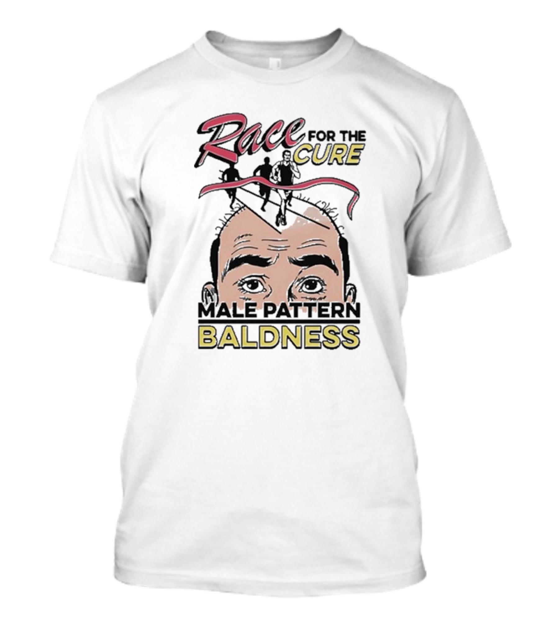 Race For The Cure Male Pattern Baldness Awareness Campaign T-Shirt