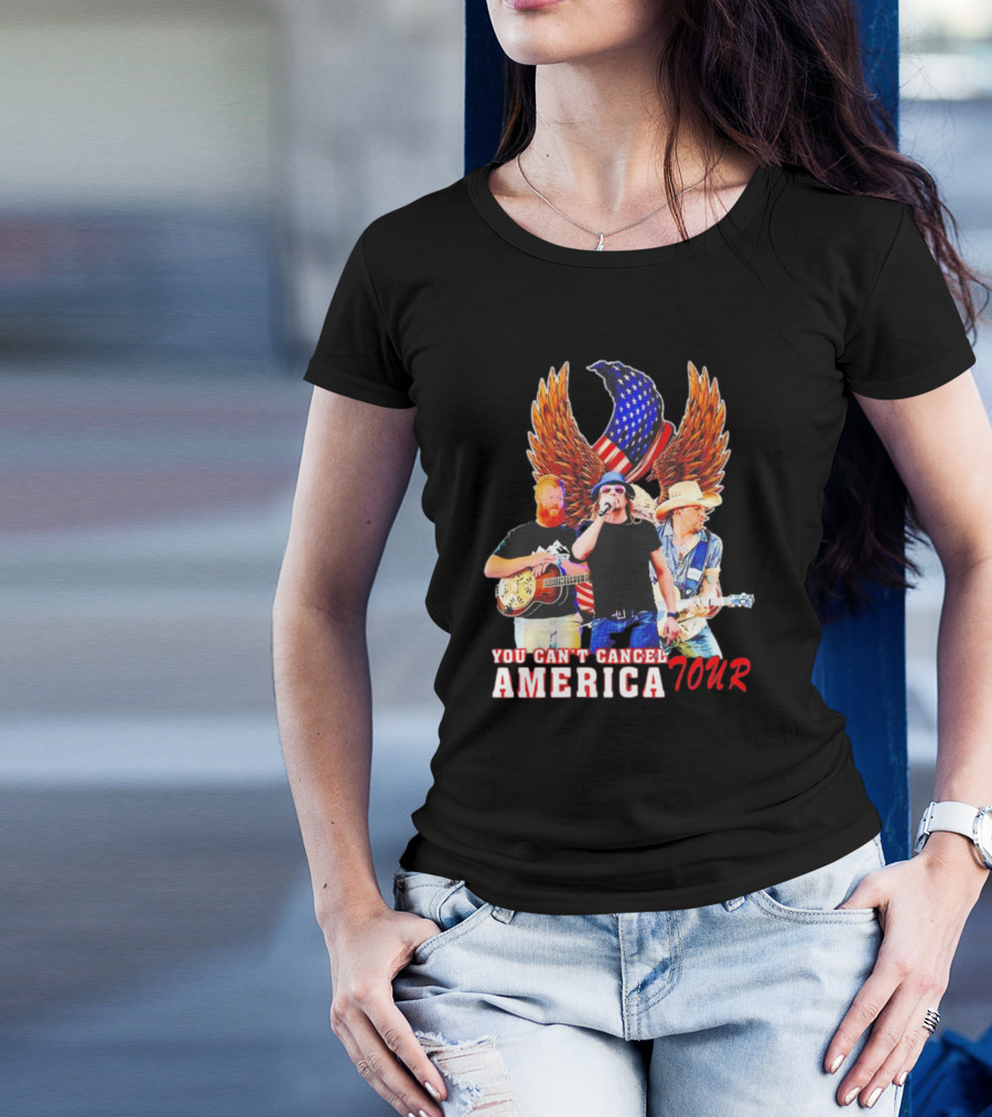 You Cant Cancel America Tour Jason Kid Rock Oliver Anthony T-Shirt