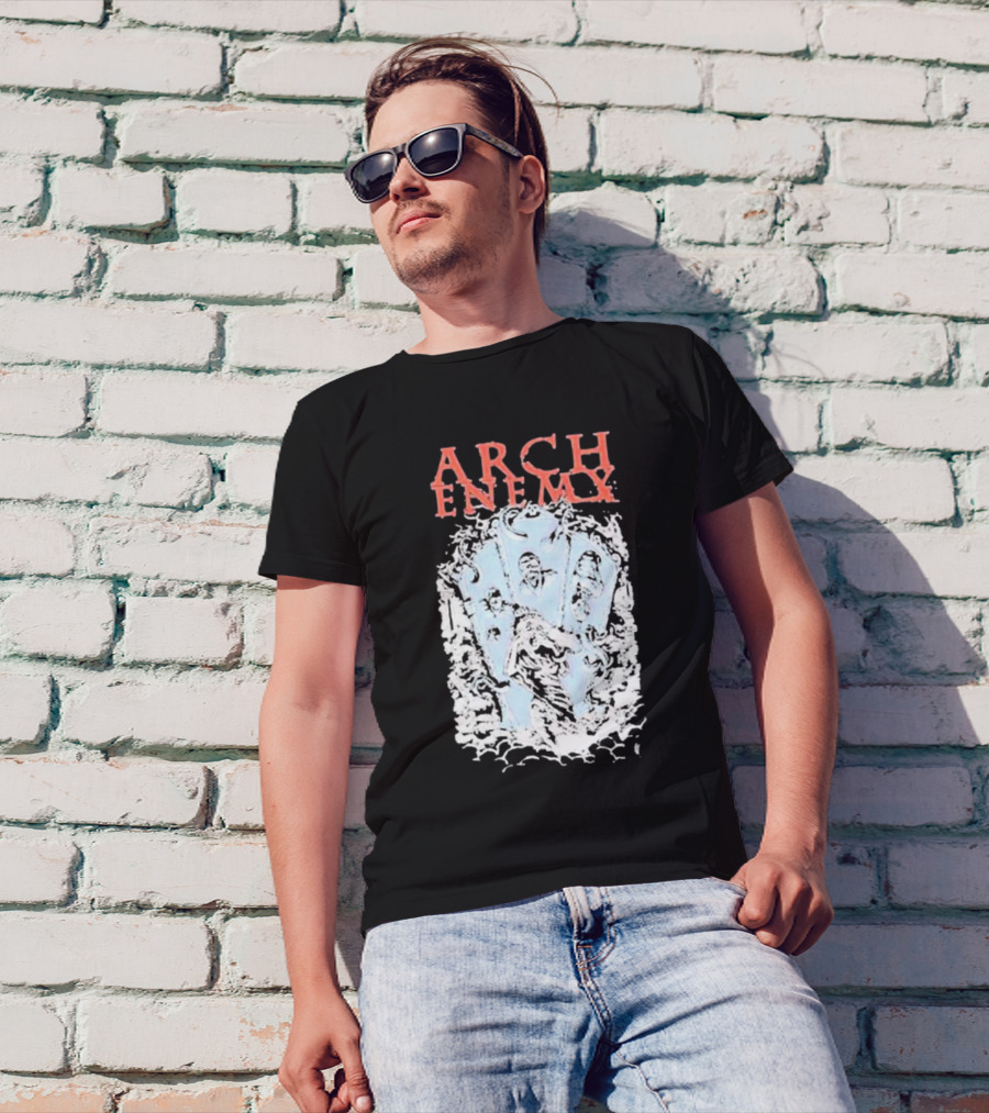 Rebellion Republic Merch Featuring Arch Enemy Mirror T-Shirt