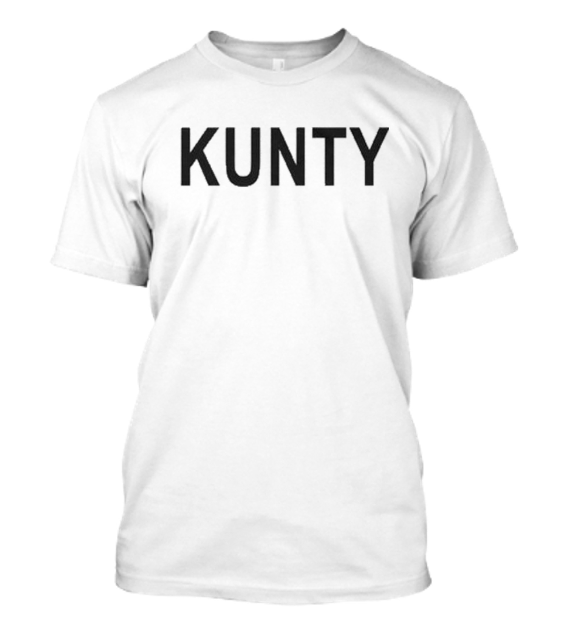 Cookie Kunty Dragqueenmerch KUNTY Black Text T-Shirt