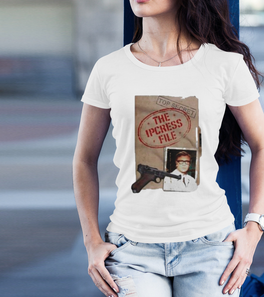 Top Secret File The Ipcress File Gun And Photograph T-Shirt