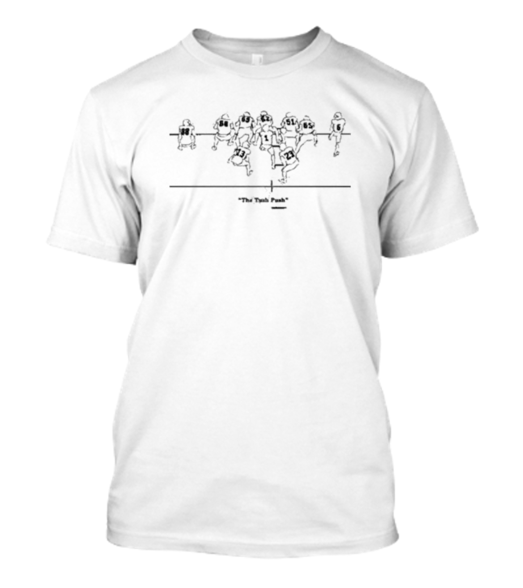 Philadelphia Eagles The Tush Push Football Play Formation T-Shirt