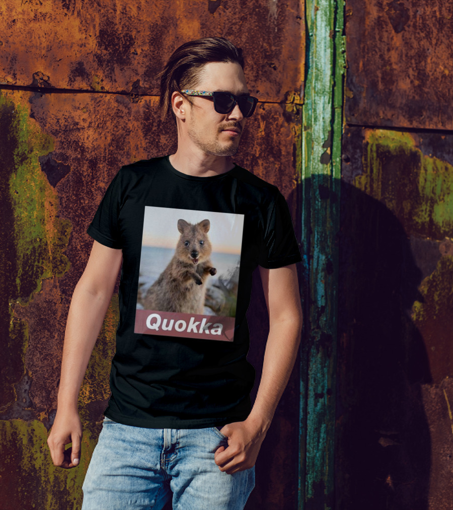 Quokka Hub Sunrise Image With Sunset Backdrop T-Shirt
