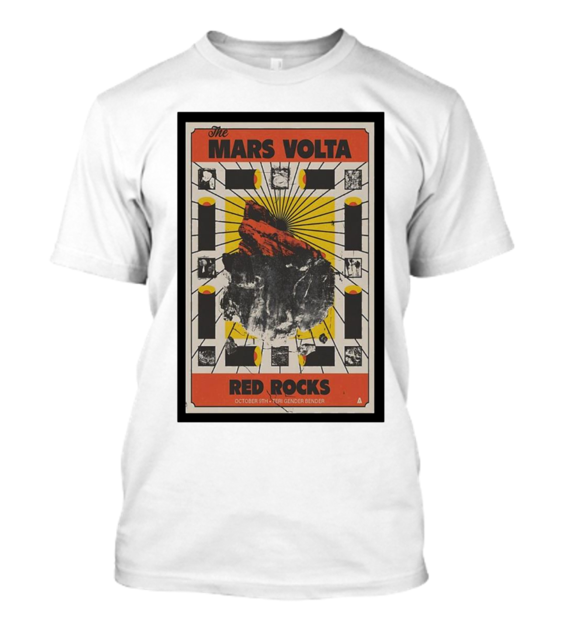 The Mars Volta Red Rocks October 9th Guest Teri Gender Bender T-Shirt