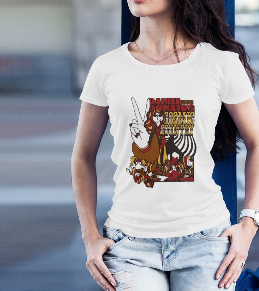 Daniel Donato’s Cosmic Country Relix Session Psychedelic Peace Sign T-Shirt
