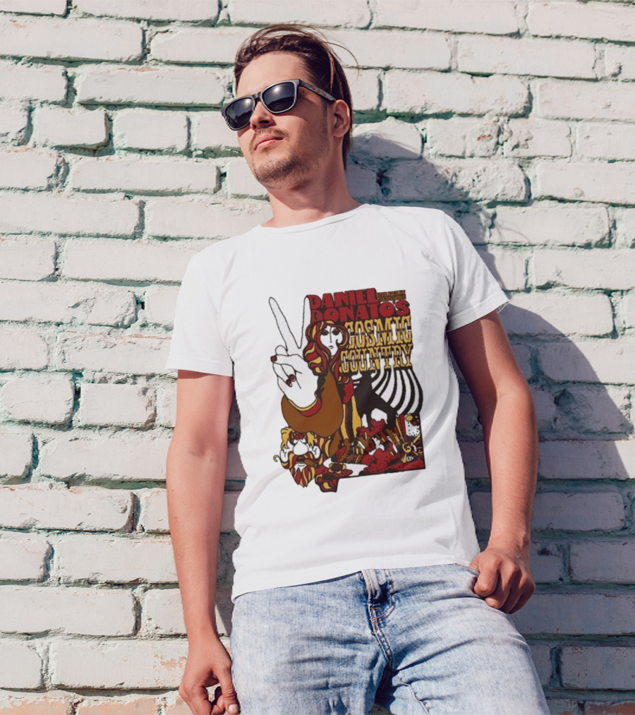 Daniel Donato’s Cosmic Country Relix Session Psychedelic Peace Sign T-Shirt