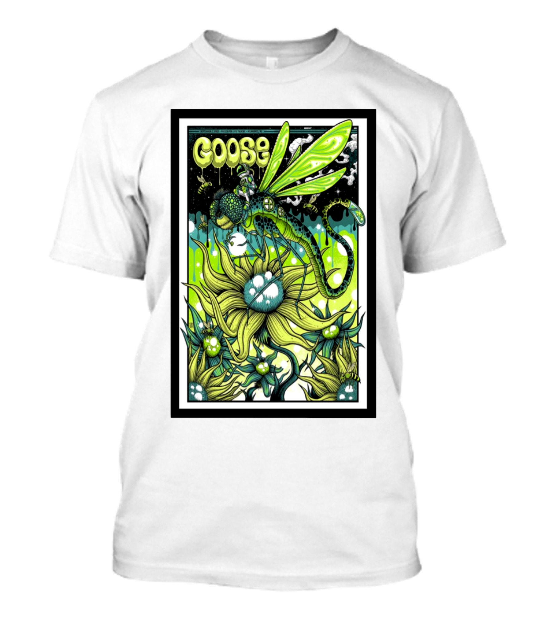 Goose Event Milwaukee Dragonfly Flower Fantasy T-Shirt