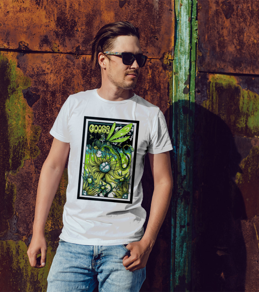 Goose Event Milwaukee Dragonfly Flower Fantasy T-Shirt