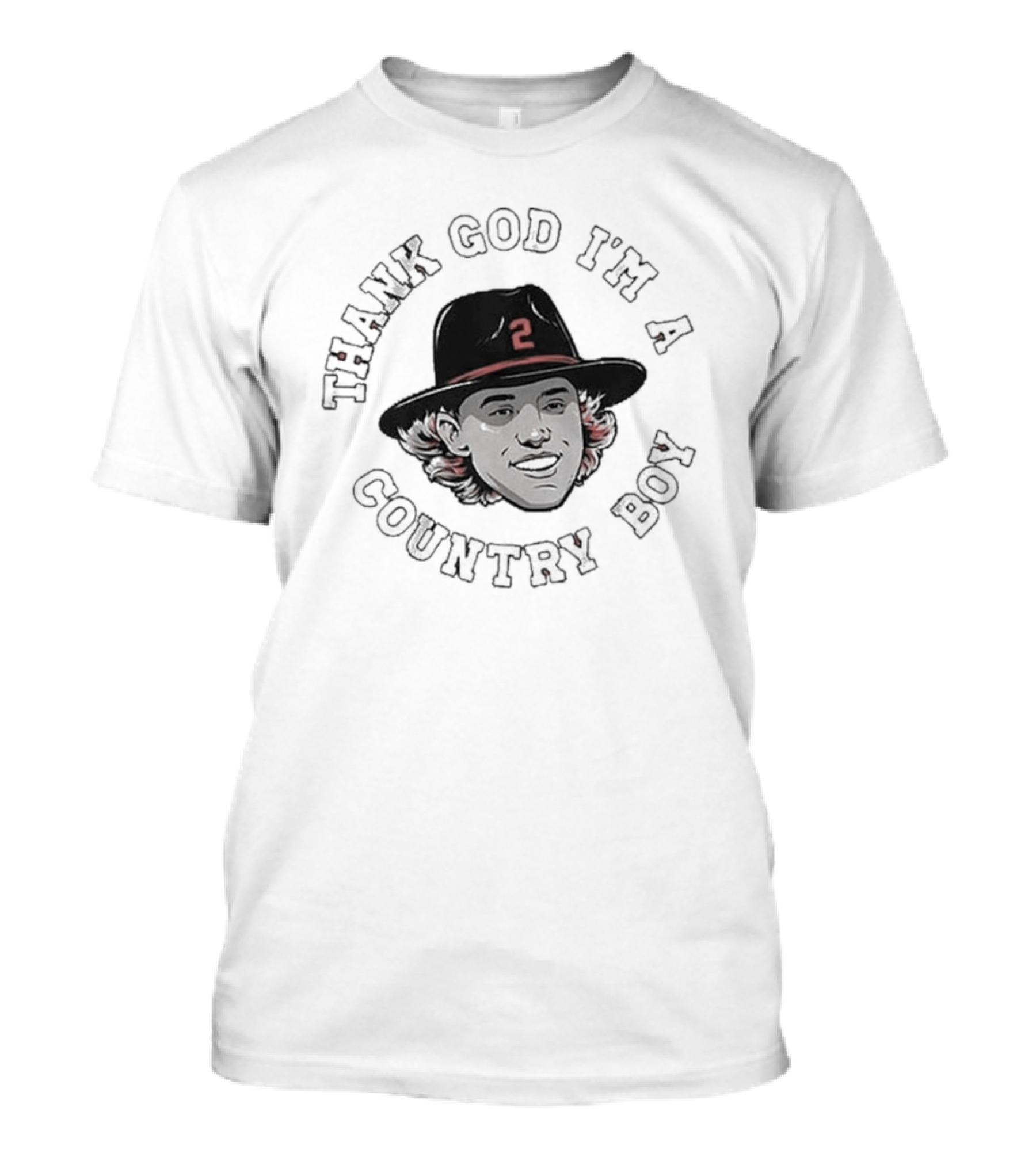 Thank God I'm A Country Boy Number 2 Hat T-Shirt