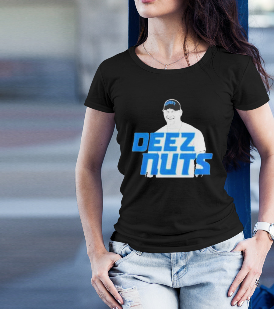 Dan Campbell Deez Nuts Detroit Lions Fan T-Shirt