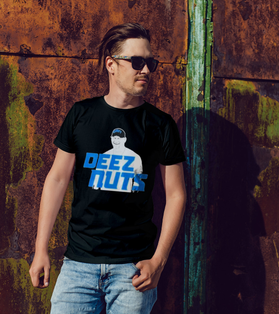 Dan Campbell Deez Nuts Detroit Lions Fan T-Shirt