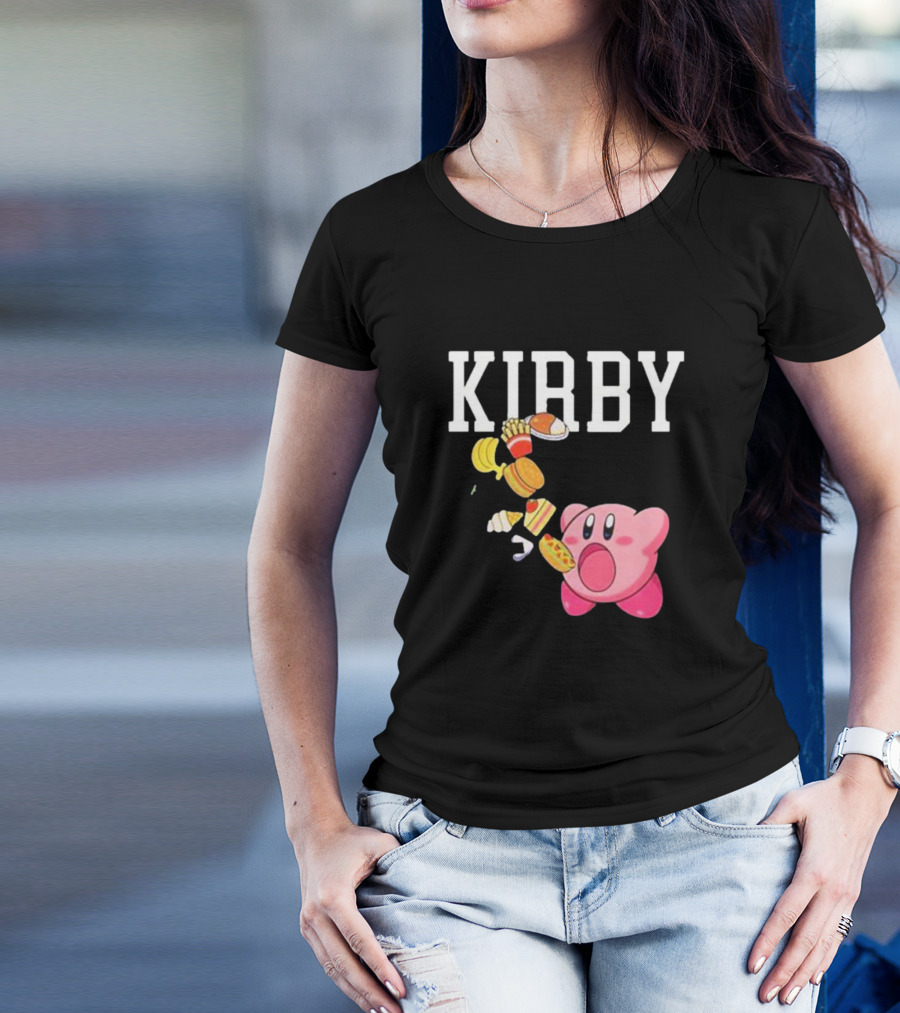 KIRBY Inhales Iconic Food For Power Up T-Shirt