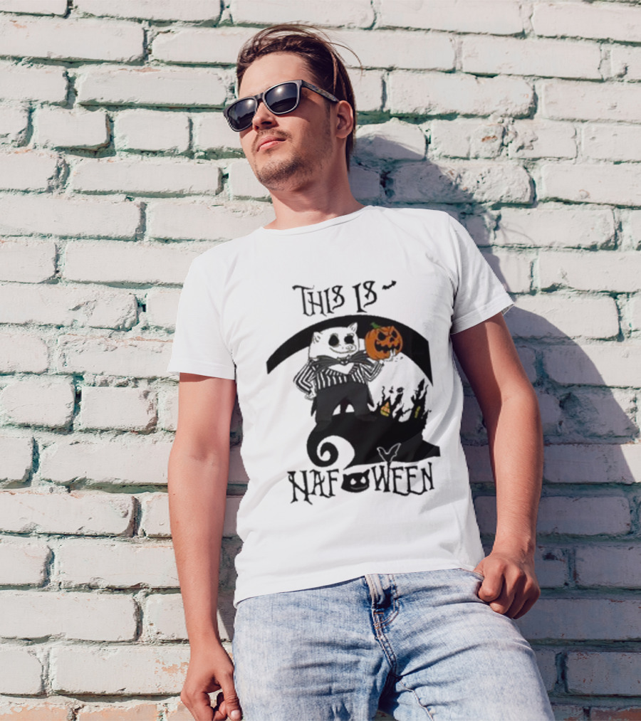 This Is Nafoween Halloween Nafo Pumpkin Character T-Shirt