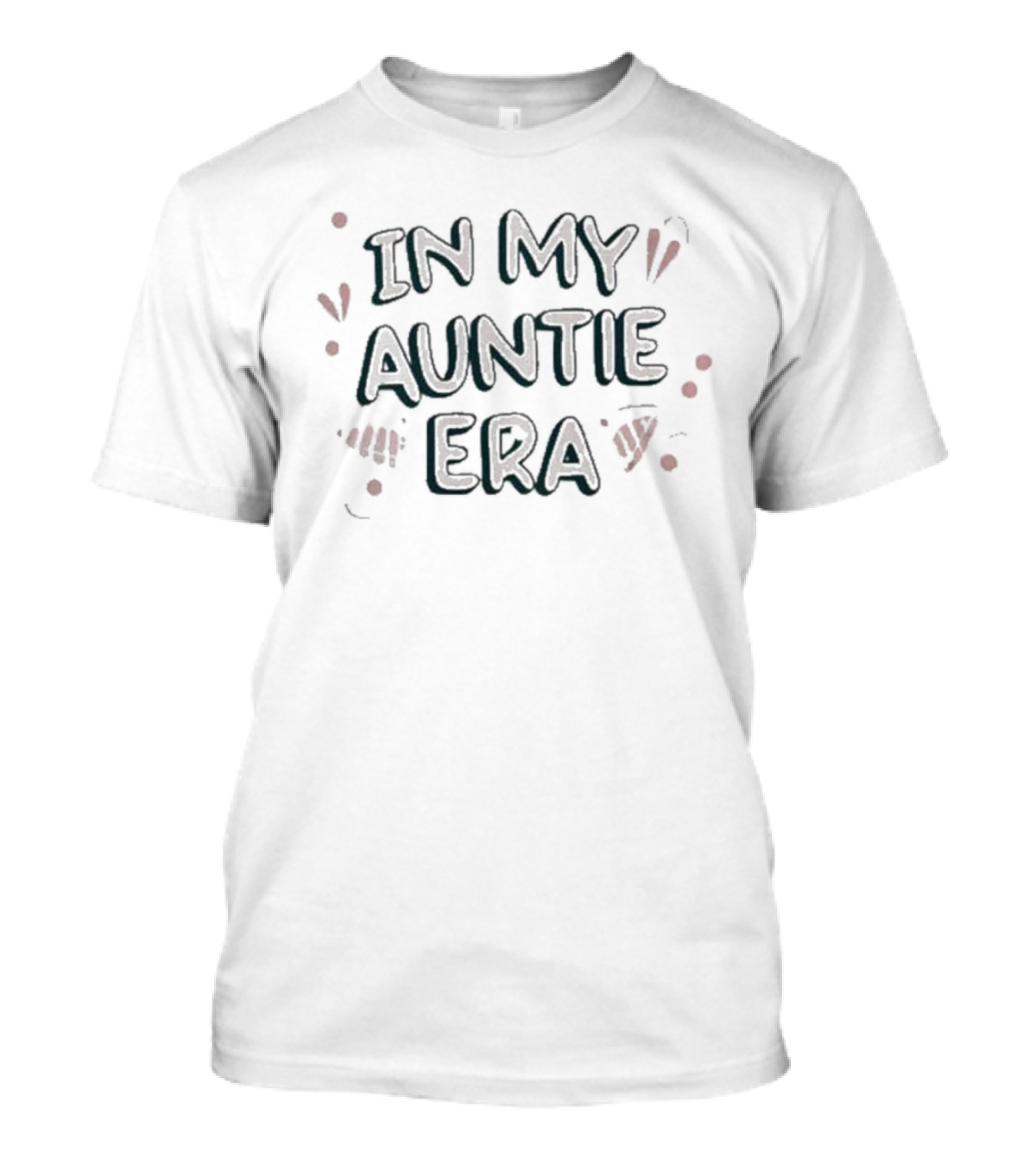 In My Auntie Era Fun Celebratory Text T-Shirt
