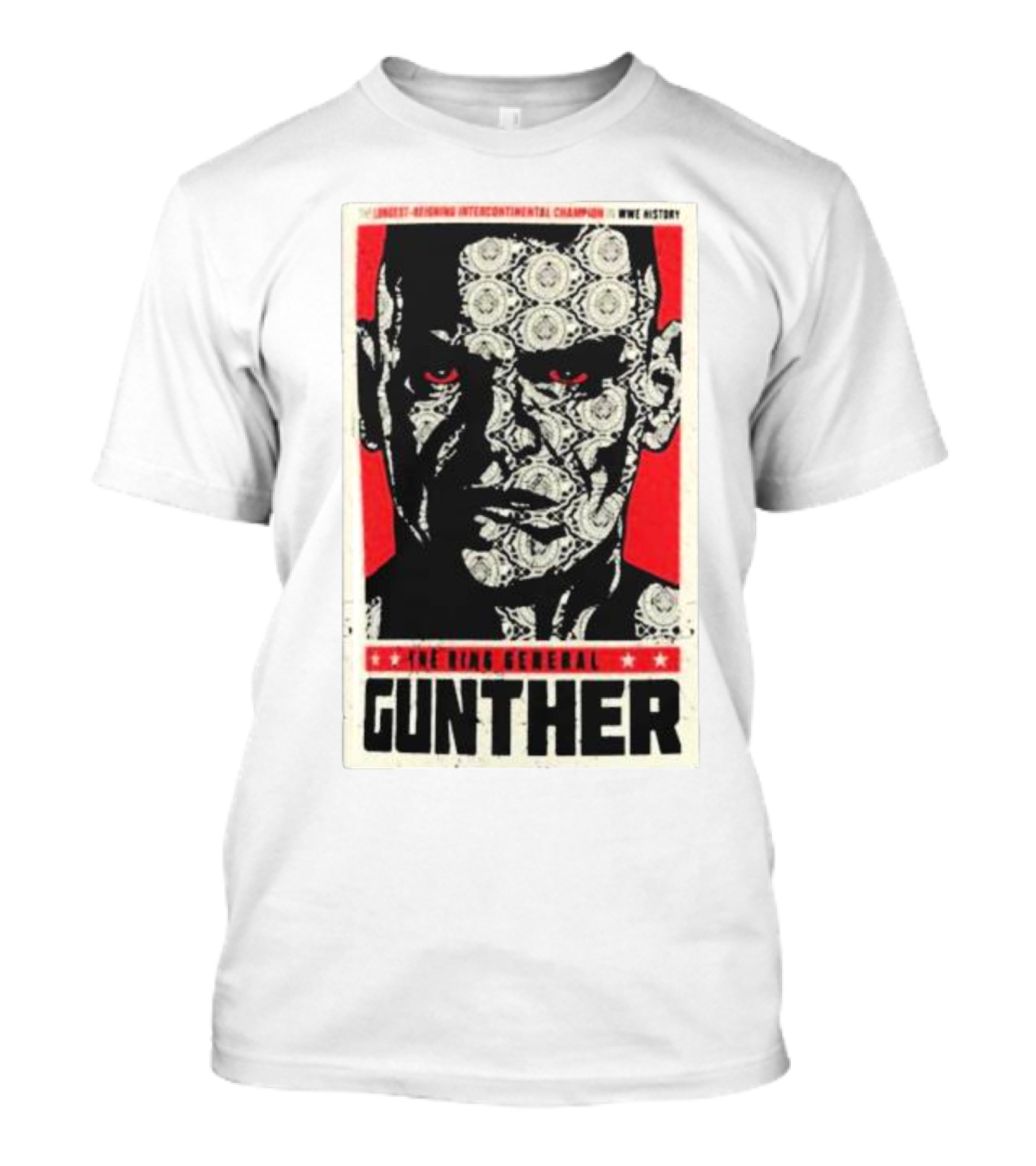 The Ring General Gunther Longest-Reigning Intercontinental Champion WWE History T-Shirt
