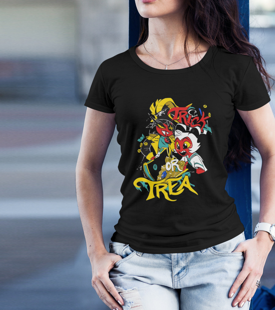 Moxxie Millie Trick Or Treat Halloween Characters T-Shirt