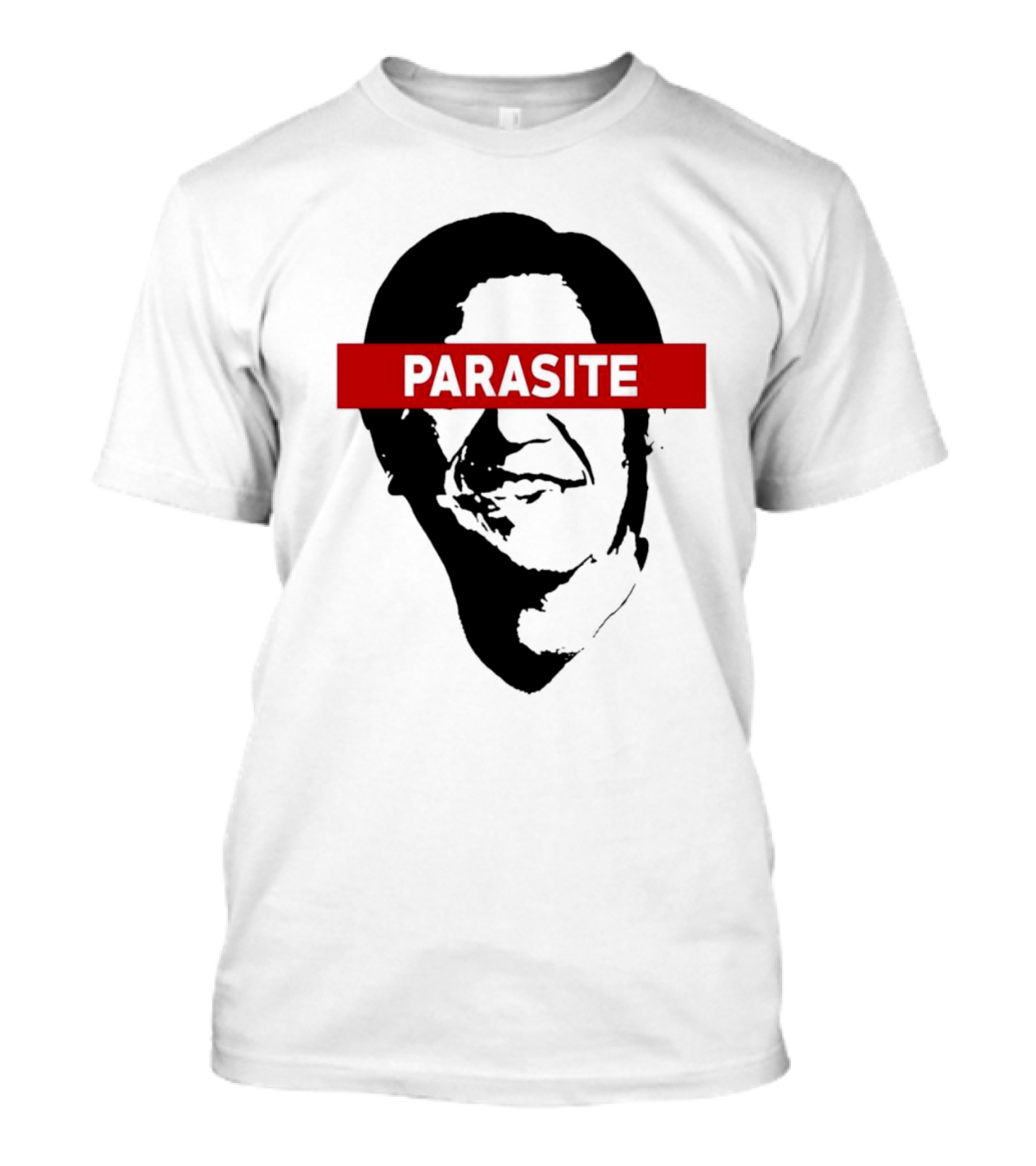 Parasite Davaomigrant Red Bar Face T-Shirt