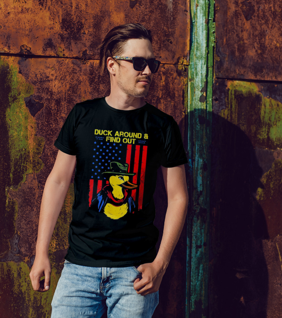 Oregon Duck Around And Find Out Patriotic T-Shirt