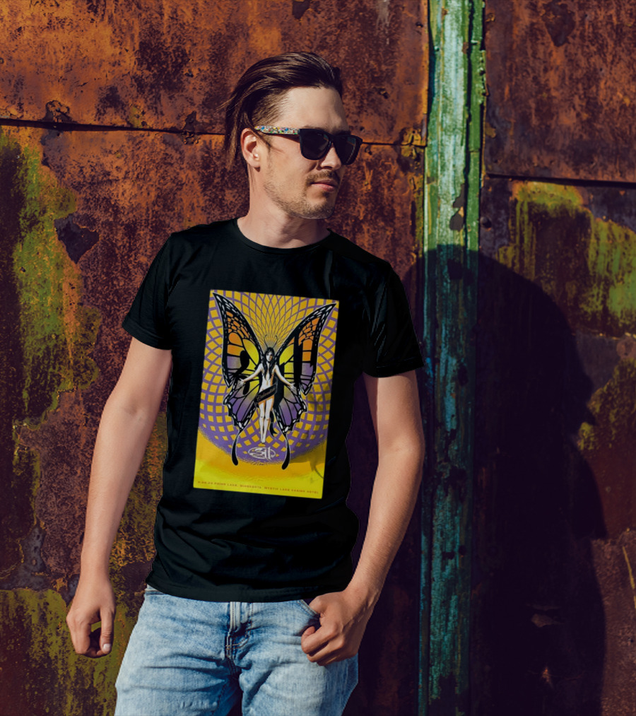311 September 24th Prior Lake Minnesota Mystic Lake Casino Hotel Butterfly T-Shirt