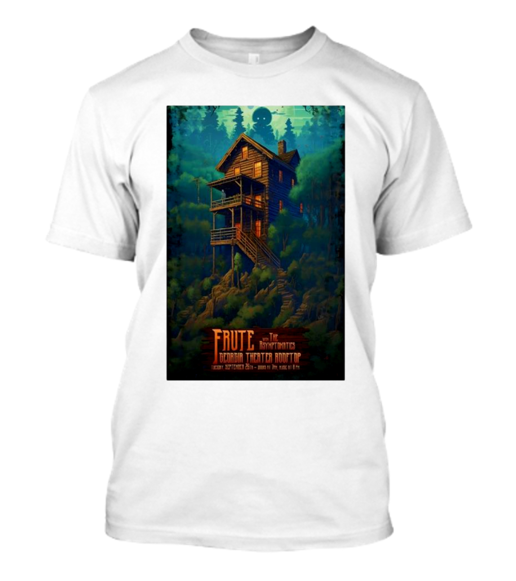 Frute The Bisvatimatics Georgia Theatre Rooftop September 26th T-Shirt