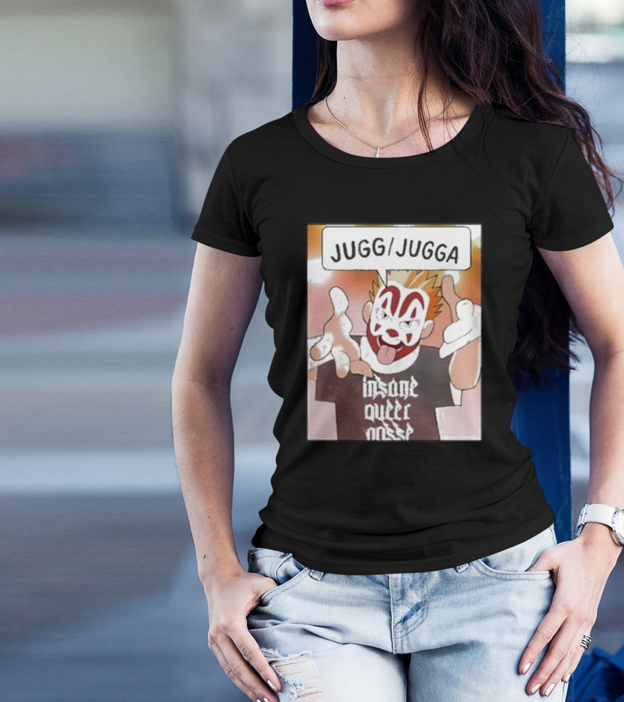 Insane Queer Posse Jugg Jugga Clown Face T-Shirt