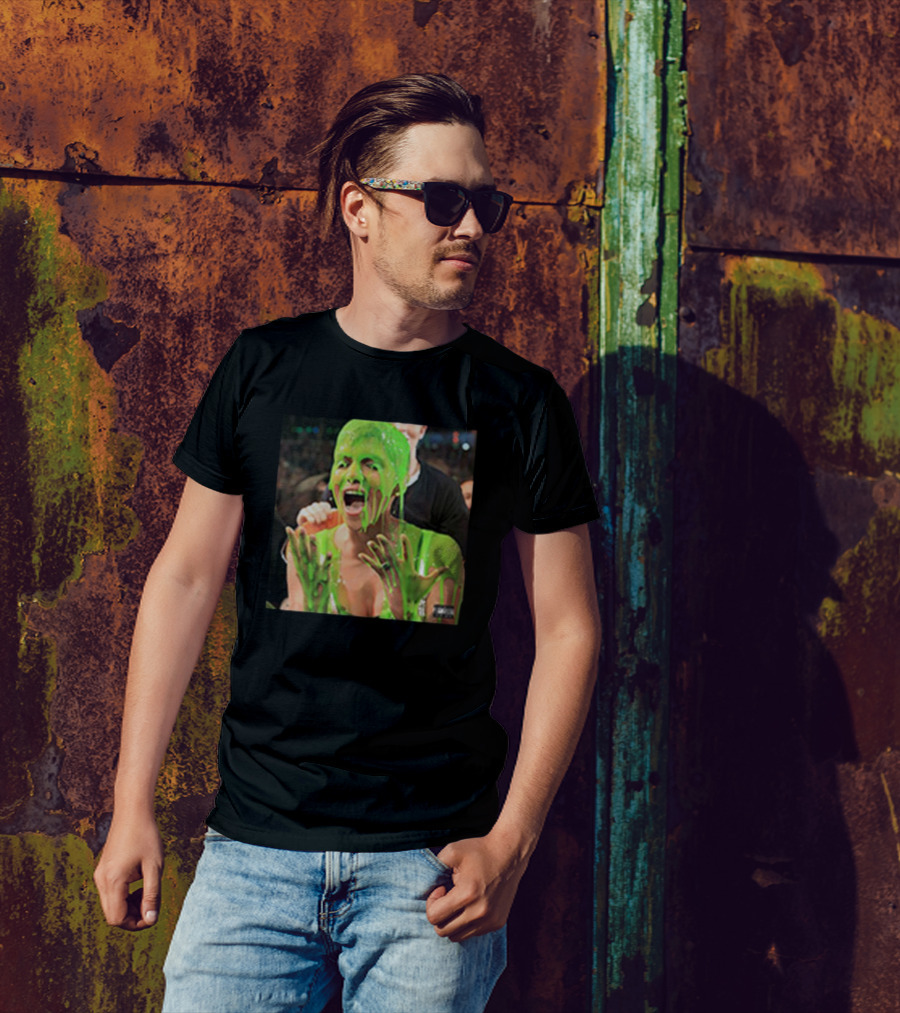 Drake Slime You Out Album Cover Green Slime Woman T-Shirt