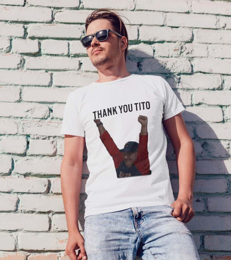 Thank You Tito Guardians Baseball T-Shirt
